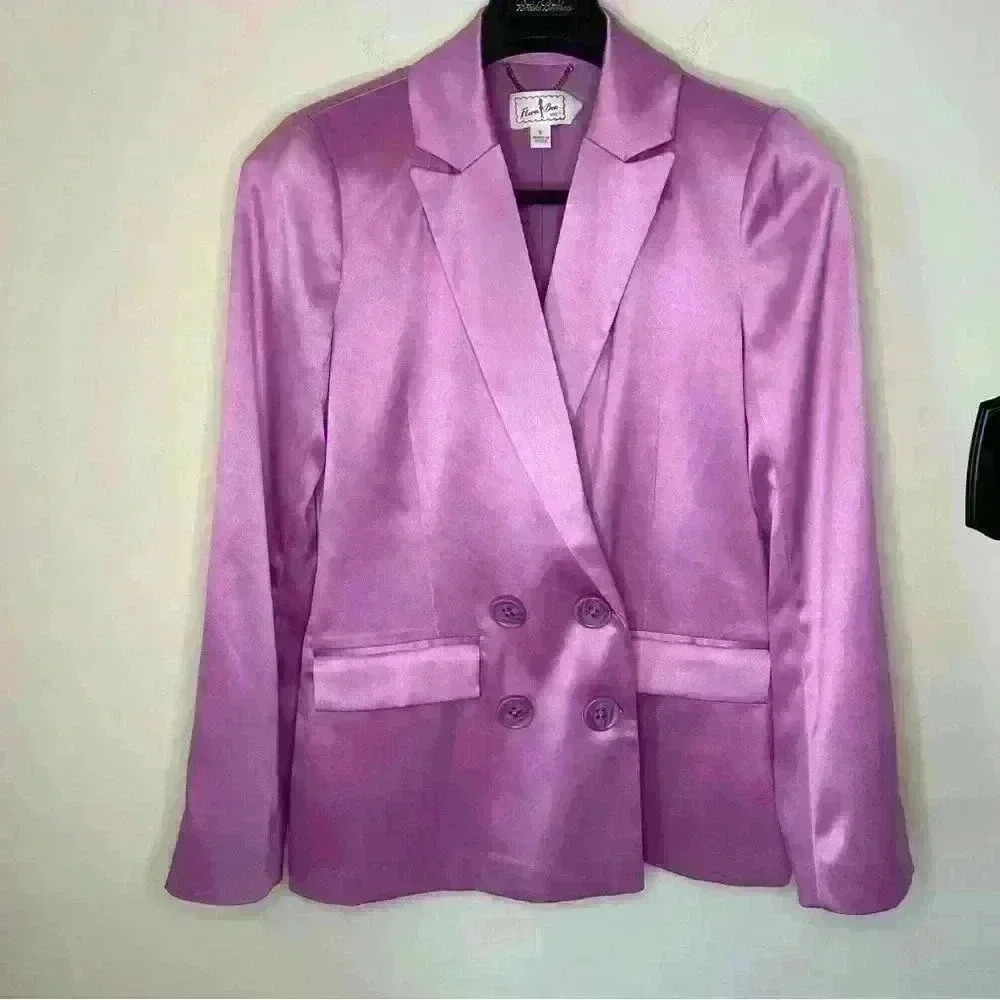 Flora Bea NYC Violenta Pink Blazer Size S